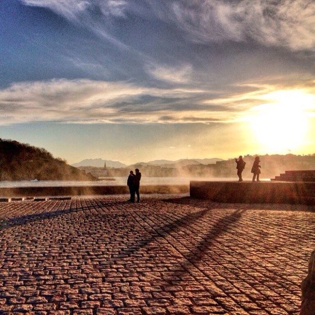 SOL #elpeinedelviento #chiliida #donostia #sunrise #sansebastian #sistersandthecity #euskadi #euskalherria #gipuzkoa #basquecountry #côtebasque #igersdonostia