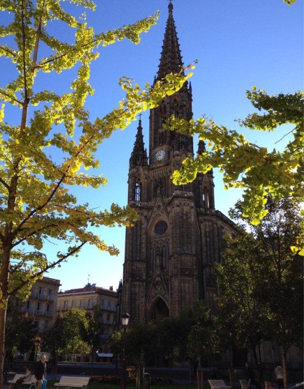 Catedral el Buen Pastor San Sebastian Donostia sisters and the city