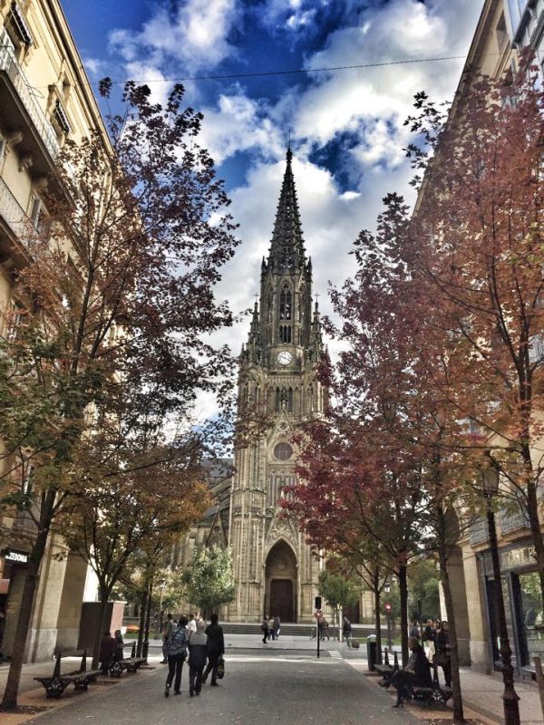 Catedral el Buen Pastor San Sebastian Donostia sisters and the city