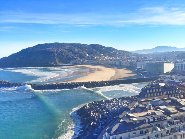 Donostia San Sebastian Basque Country Urgull Cementerio de los ingleses, Best views of San Sebastian