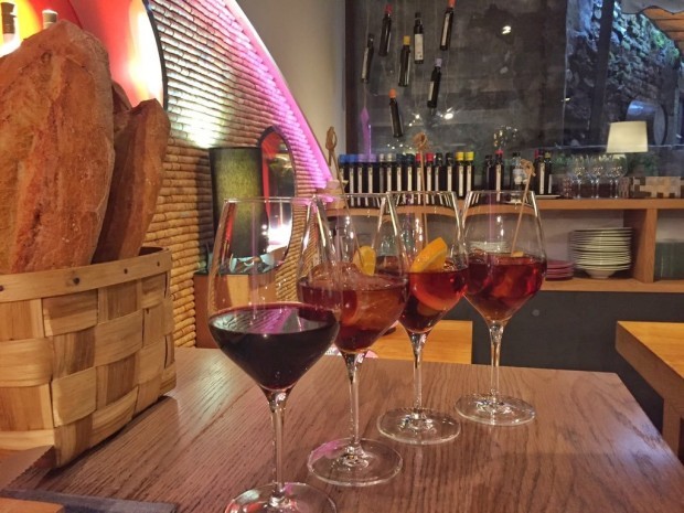 Tolosa Sisters and the city GIpuzkoa Guipuzcoa Vermouth Solana4