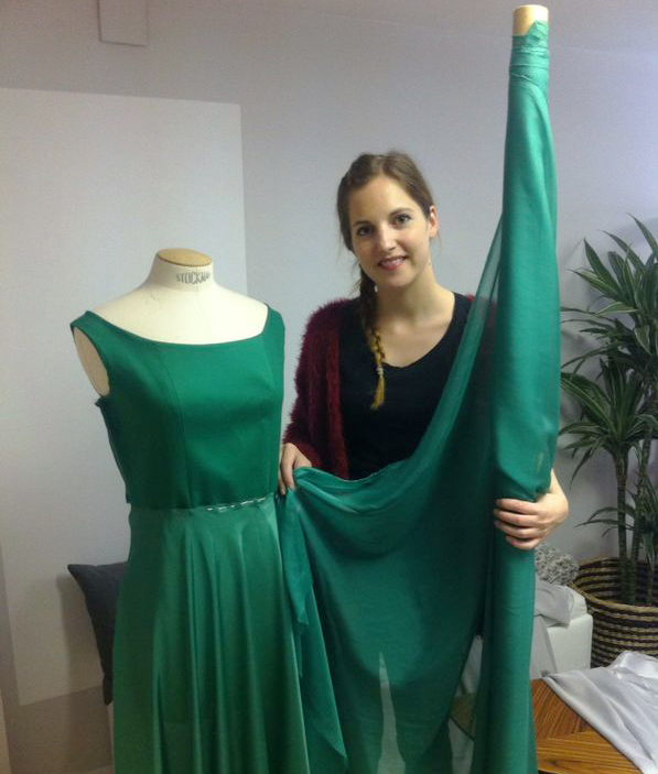 atelier vestido verde