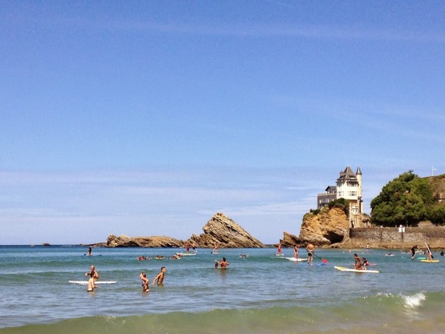 Le Surfing Biarritz Côte Basque Seaviews Côte des Basques Beach playa Francia