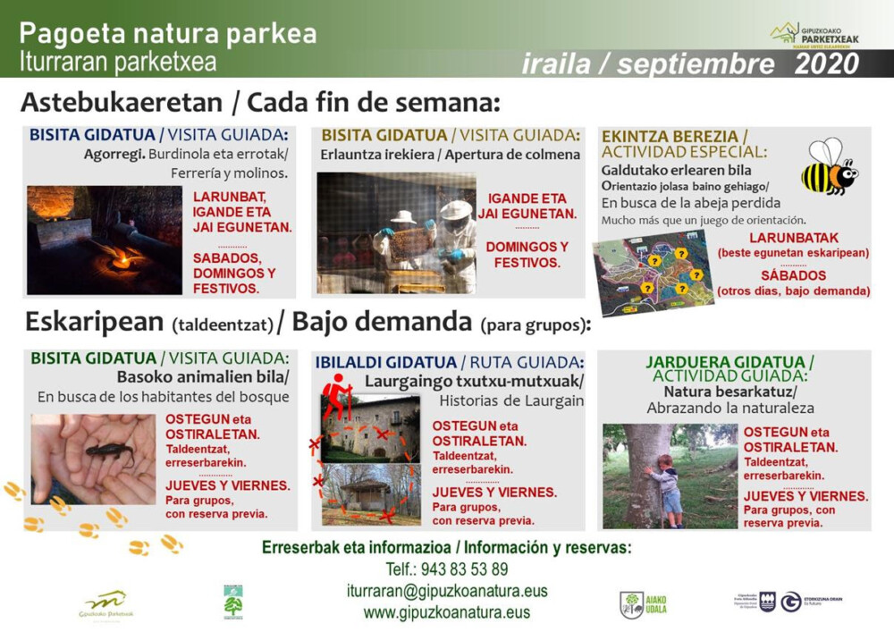 septiembre-actividades-iturarran-pagoeta